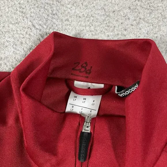 Indiana Hoosiers Jacket Mens L Adidas Full Zip Team Issued Track Climacool - Picture 3 of 16